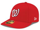 NEW ERA WASINGTON NATIONALS yLOW CROWN ON-FIELD PERFORMANCE HOME/REDz j[G Vg iViY ItB[h 59FIFTY FITTED CAP tBbebh Lbv LOW PROFILE CAP MLB bh  [AUTHENTIC I[ZeBbN Xq Y 12506582 21_10RE]