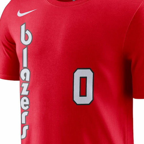【代引不可】デイミアン リラードモデル NIKE Tシャツ【HARDWOOD CLASSIC PLAYER NAME&NUMBER T-SHIRT/RED】ポートランド トレイル ブレイザーズ PORTLAND TRAILBLAZERS 20_8_4 ナイキ
