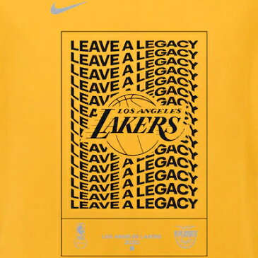 【代引不可】【子供用】ナイキ Tシャツ ロサンゼルス レイカーズ 【YOUTH 2020 NBA PLAYOFFS BOUND MANTRA T-SHIRT/GOLD】 NIKE LOS ANGELES LAKERS 20_8_5 ナイキ