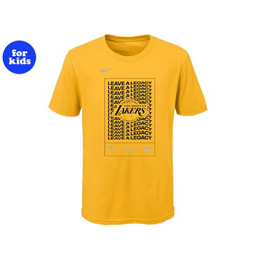 【代引不可】【子供用】ナイキ Tシャツ ロサンゼルス レイカーズ 【YOUTH 2020 NBA PLAYOFFS BOUND MANTRA T-SHIRT/GOLD】 NIKE LOS ANGELES LAKERS 20_8_5 ナイキ