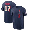 【あす楽 大谷翔平モデル】NIKE Tシャツ ロサンゼルス エンゼルス 【2021 MLB ALL-STAR GAME PLAYER NAME NUMBER T-SHIRT/NAVY】 ナイキ LOS ANGELES ANGELS ネイビー TEE 21_11RE_1116