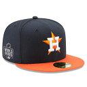 【代引不可】ニューエラ 59FIFTY ヒューストン アストロズ【2021 WORLD SERIES ROAD SIDE PATCH CAP/NAVY-ORANGE】NEW ERA HOUSTON ASTROS 21_10_MLB AMERICAN LEAGUE CHAMPIONSHIP WORLD SERIES ワールドシリーズ