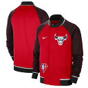 ysziCL EH[AbvWPbg VJS uYy2021-22 NBA CITY-EDITION THERMA FLEX SHOWTIME FULL-ZIP BOMBER JACKET/RED-BLACKzCHICAGO BULLS bh ubN [21_12_WARM UP]