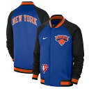 ysziCL EH[AbvWPbg j[[N jbNXy2021-22 NBA CITY-EDITION THERMA FLEX SHOWTIME FULL-ZIP BOMBER JACKET/BLUE-BLACKzNEW YORK KNICKS u[ ubN [21_12_WARM UP]