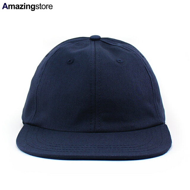 クーパーズタウンボールキャップ COTTON SOLID STRAPBACK CAP NAVY COOPERSTOWN BALL CAP BLANK 無地 ネイビー 23_11_Made in USA U.S.A 25_8RE_0807