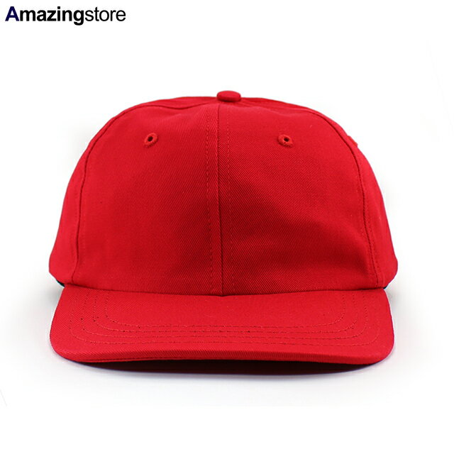 Rakuten - クーパーズタウンボールキャップ COTTON SOLID STRAPBACK CAP RED COOPERSTOWN BALL CAP BLANK 無地 レッド 23_11_Made in USA U.S.A