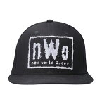 海外取寄 nWo 4 LIFE SNAPBACK CAP BLACK WHITE スナップバックキャップ プロレス ニューワールドオーダー New World Order 23-11_