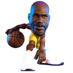 海外取寄 シャキール オニールモデル LEGENDS 6" VINYL FIGURINE ロサンゼルス レイカーズ LOS ANGELES LAKERS SHAQUILLE O'NEAL 23_11_NBA フィギュア