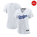 海外取寄 女性用 NIKE ナイキ レプリカユニフォーム ロサンゼルス ドジャース MLB WOMEN'S HOME REPLICA COOL BASE JERSEY WHITE NIKE LOS ANGELES DODGERS 23_12_UNIFORM