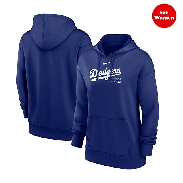   ʥ ץ륪Сաǥ 󥼥륹 ɥ㡼 MLB WOMEN'S AUTHENTIC COLLECTION PRACTICE PERFORMANCE PULL OVER HOODIE ROYAL BLUE NIKE LOS ANGELES DODGERS