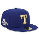 ニューエラ キャップ 海外取寄 59FIFTY テキサス レンジャーズ 2024 GOLD COLLECTION FITTED CAP ROYAL BLUE NEW ERA TEXAS RANGERS WORLD SERIES