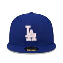 母の日モデル ニューエラ キャップ 海外取寄 59FIFTY ロサンゼルス ドジャース 2024 MLB MOTHERS DAY ON-FIELD FITTED...