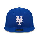 母の日モデル ニューエラ キャップ 海外取寄 59FIFTY ニューヨーク メッツ 2024 MLB MOTHERS DAY ON-FIELD FITTED CAP ROYAL BLUE NEW ERA NEW YORK METS