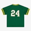 リッキー ヘンダーソンモデル ミッチェルアンドネス オークランド アスレチックス COOPERSTOWN MESH BATTING PRACTICE JERSE...