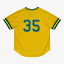 リッキー ヘンダーソンモデル ミッチェルアンドネス オークランド アスレチックス COOPERSTOWN MESH BATTING PRACTICE JERSE...