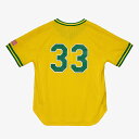 ホセ カンセコモデル ミッチェルアンドネス オークランド アスレチックス COOPERSTOWN MESH BATTING PRACTICE JERSEY GO...