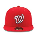 ニューエラ キャップ 59FIFTY ワシントン ナショナルズ MLB ON FIELD AUTHENTIC GAME FITTED CAP RED NEW E...