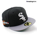 ニューエラ キャップ 59FIFTY シカゴ ホワイトソックス MLB 2005 WORLD SERIES GAME FITTED CAP HEATHER BL...