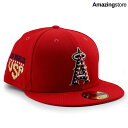 ニューエラ キャップ 59FIFTY ロサンゼルス エンゼルス MLB 2023 JULY 4TH STARS N STRIPES ON-FIELD AUTHE...