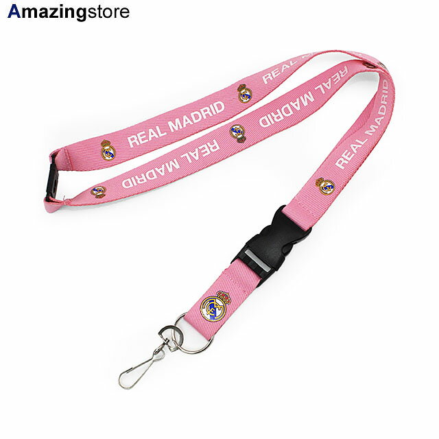 ランヤード レアル マドリード FC REAL MADRID SOCCER LANYARD PINK ピンク