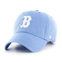 47ブランド キャップ ボストン レッドソックス MLB CLEAN UP PERIWINKLE 47BRAND BOSTON RED SOX クリーンナップ ペリウィンクル B-RGW02GWSNL-PW 帽子 メンズ レディース 男女兼用 LOW PROFILE ロープロファイル 47キャップ