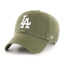 47ブランド キャップ ロサンゼルス ドジャース MLB CLEAN UP SANDAL WOOD 47BRAND LOS ANGELES DODGERS クリーンナップ サンダルウッド B-RGW12GWSNL-SWB 帽子 メンズ レディース 男女兼用 LOW PROFILE ロープロファイル 47キャップ