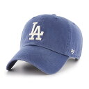 47ブランド キャップ ロサンゼルス ドジャース MLB CLEAN UP TIMBER BLUE 47BRAND LOS ANGELES DODGERS クリーンナップ ティンバーブルー B-RGW12GWSNL-TBB 帽子 メンズ レディース 男女兼用 LOW PROFILE ロープロファイル 47キャップ