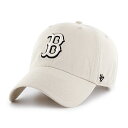 47ブランド キャップ ボストン レッドソックス MLB CLEAN UP NATURAL 47BRAND BOSTON RED SOX クリーンナップ ナチュラル B-RGW02GWSNL-KHB 帽子 メンズ レディース 男女兼用 LOW PROFILE ロープロファイル 47キャップ