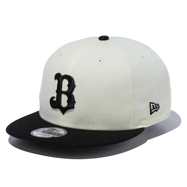 ニューエラ キャップ 9FIFTY スナップバック オリックス バファローズ NPB TEAM LOGO SNAPBACK CAP CHROME WHITE-BLACK NEW ERA ORIX BUFFALOES 帽子 プロ野球の商品画像