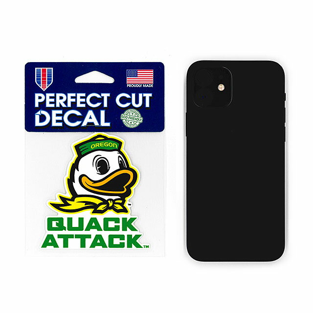 �����󥯥�ե� ���ƥå��� ���쥴�� ���å��� NCAA PERFECT CUT DECAL WINCRAFT OREGON DUCKS