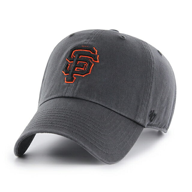 47ブランド キャップ サンフランシスコ ジャイアンツ MLB CLEAN UP CHARCOAL 47BRAND SAN FRANCISCO クリーンナップ チャコール B-RGW22GWS-CCA 帽子 メンズ レディース 男女兼用 LOW PROFILE ロープロファイル 47キャップ