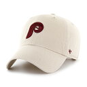 47ブランド キャップ フィラデルフィア フィリーズ MLB CLEAN UP BONE 47BRAND PHILADELPHIA PHILLIES クリーンナップ ボーン BCPTN-RGW19GWSNL-BN87 帽子 メンズ レディース 男女兼用 LOW PROFILE ロープロファイル 47キャップ