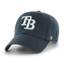 47ブランド キャップ タンパベイ レイズ MLB CLEAN UP NAVY 47BRAND TAMPA BAY RAYS クリーンナップ ネイビー B-RGW30GWS-NYC 帽子 メンズ レディース 男女兼用 LOW PROFILE ロープロファイル 47キャップ