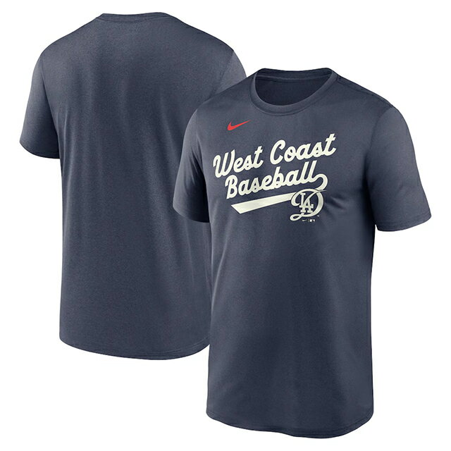 海外取寄 NIKE Tシャツ ロサンゼルス ドジャース 2025 CITY CONNECT TEAM PHRASE SCRIPT LEGEND PERFORMANCE T-SHIRT NAVY ナイキ LOS ANGELES DODGERS ネイビー シティコネクト