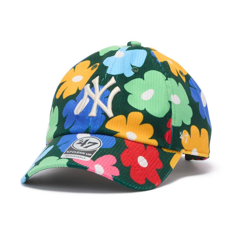Rakuten - 47ブランド キャップ ニューヨーク ヤンキース MLB FLORAL CORDUROY CLEAN UP MULTI COLOR 47BRAND NEW YORK YANKEES 47A-CLP-B-GLRYP17EWS-DG 帽子 メンズ レディース 男女兼用 LOW PROFILE ロープロファイル 47キャップ 26_1