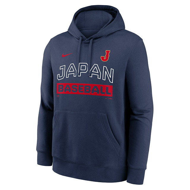 海外取寄 ナイキ WBC 日本代表 プルオーバーフーディー 2026 WORLD BASEBALL CLASSIC CLUB HOODIE NAVY NIKE JAPAN