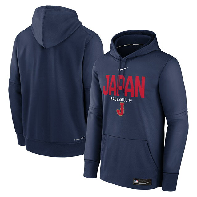 海外取寄 ナイキ WBC 日本代表 プルオーバーフーディー 2026 WORLD BASEBALL CLASSIC AUTHENTIC COLLECTION THERMA HOODIE NAVY NIKE JAPAN