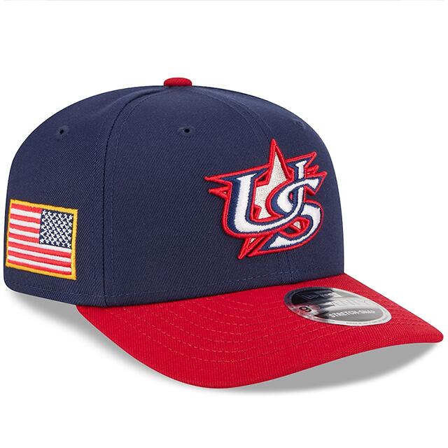 Rakuten - ニューエラ キャップ 9SEVENTY WBC アメリカ 2026 WORLD BASEBALL CLASSIC STRETCH SNAPBACK CAP NAVY NEW ERA USA ネイビー 帽子 メンズ レディース 男女兼用 970SS 26_3RE_0316