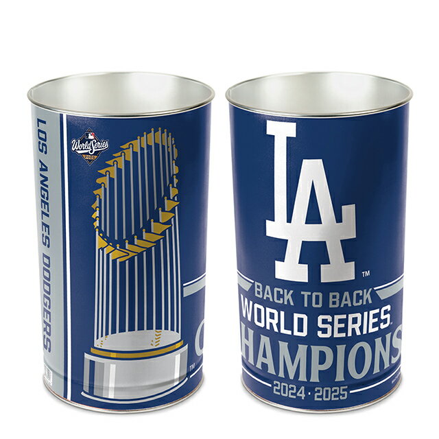 Rakuten - 2025 ワールドシリーズチャンピオンモデル ロサンゼルス ドジャース ダストボックス WINCRAFT LOS ANGELES DODGERS TRUSH CAN