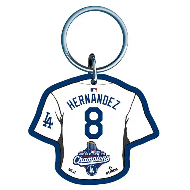 キケ ヘルナンデスモデル 2025 ワールドシリーズチャンピオン ロサンゼルス ドジャース ネームアンドナンバー キーリング WINCRAFT LOS ANGELES DODGERS ENRIQUE HERNÁNDEZ