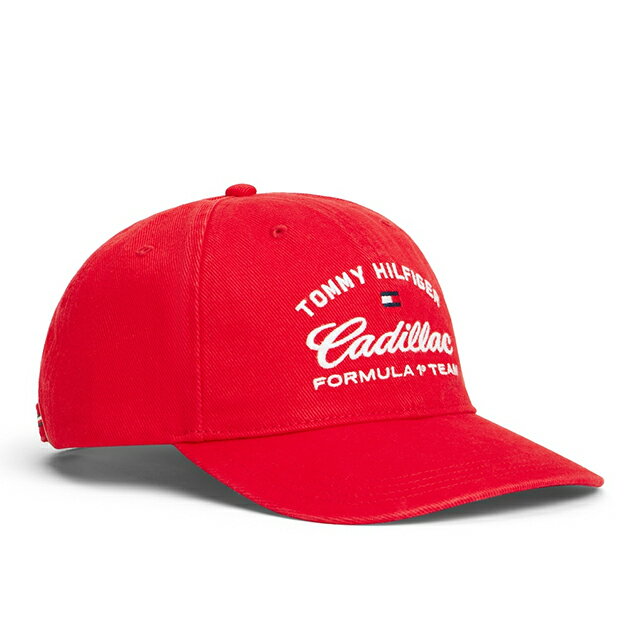 男用 - 海外取寄 トミーヒルフィガー キャップ キャデラック F1チーム COLLAB LOGO ADJUSTABLE CAP RED TOMMY HILFIGER CADILLAC レッド