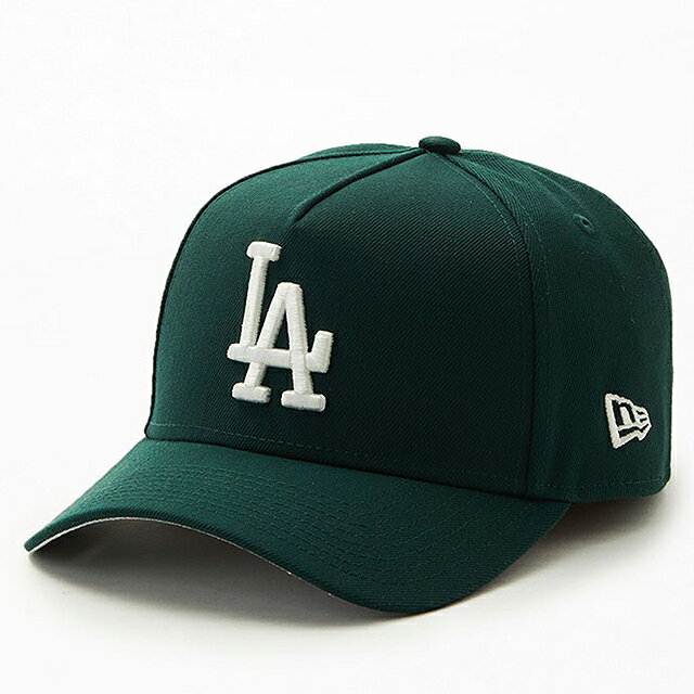 Rakuten - ニューエラ キャップ 9FORTY スナップバック ロサンゼルス ドジャース MLB A-FRAME SNAPBACK CAP DARK GREEN NEW ERA LOS ANGELES DODGERS 帽子 メンズ レディース ダークグリーン 940AF エーフレーム