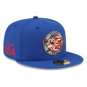 Amazingstoreで買える「USA代表 ドリームチーム ニューエラ キャップ TEAM USA TASMANIAN DEVIL FITTED CAP ROYAL」の画像です。価格は14,850円になります。