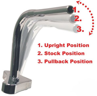 アングル ライザーブッシングキット　5°アングル/クローム