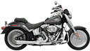 Bassani ロードレイジ 2in1マフラー ショート 1986~17年ソフテイル