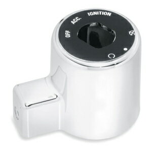 クローム イグニッションスイッチ カバー 2004〜13年スポーツスター