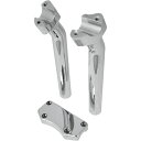 ハンドルバーライザー/トップクランプキット クローム/9.5インチ/1.5インチプルバック