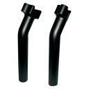 Wild1 CHUBBY 1-1/4インチ ビレットライザー サテンブラック/9.5インチ(1.5インチプルバック)