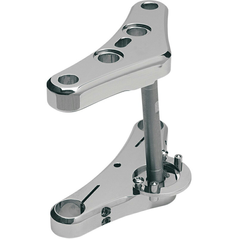 ELITE SMOOTH 41mmトリプルツリー 7度レイク：クローム 1984〜10年FXST