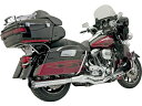 【18001360】Bassani B4 2in1マフラー ストレートカンスタイル クローム 1995〜16年ツーリング ハーレーパーツ